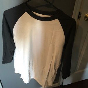 adidas baseball 3/4 tshirt